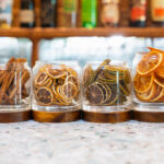 Dehydrated fruit garnishes